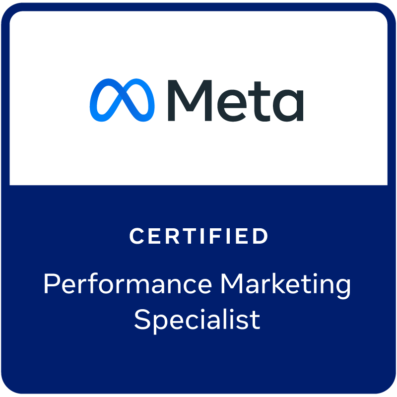 Meta Certified Performance Marketing Specialist Badge